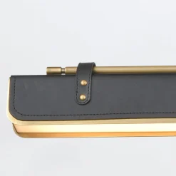 Ekskluzywna lampa ledowa Valise skóra smokingowa (QN-VALISE-LP80-VBS-TL) - Quintiesse