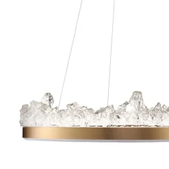 Ekskluzywna lampa wisząca MONTANA LED złota 60 cm (ST-6490P/1) - Step into Design