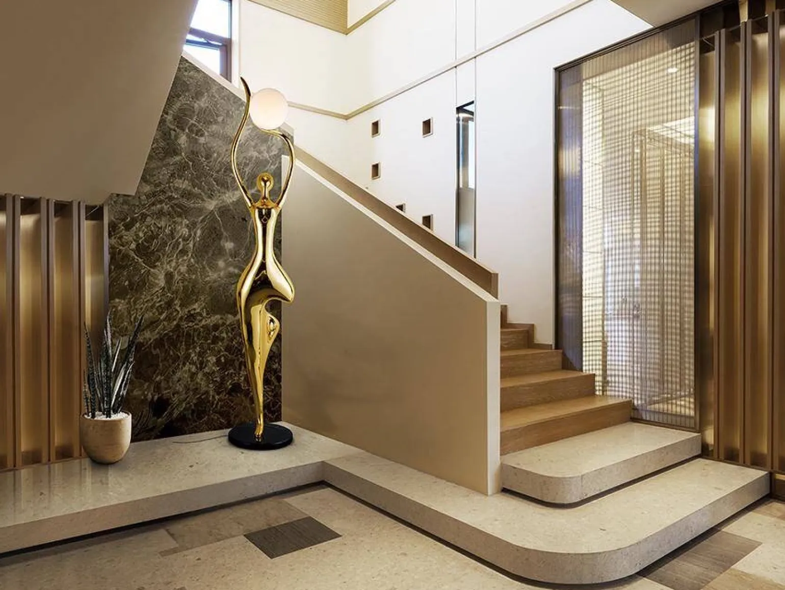 El árbol figura 1L - lampa 192cm (715584) - Schuller