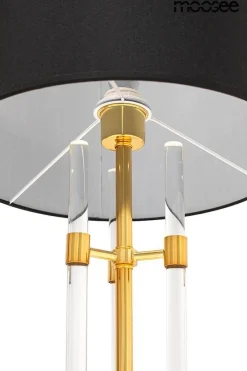 Elegancka lampa stołowa MOXY złota / czarna (MSE1501100401) - Moosee