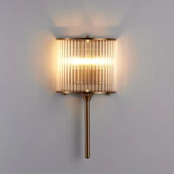 Elegancki kinkiet w stylu glamour SERGIO-1 złota 40 cm (ST-DL8534 gold) - Step into Design