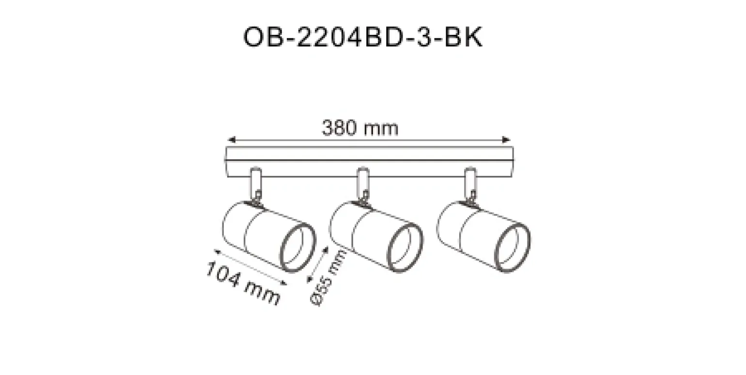 FORI LISTWA CZARNA-ZŁOTA/BLACK-GOLD (OB-2204BD-3-BK) - Zuma Line
