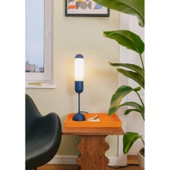 FUNSUI ST granatowa lampa stołowa (FNS11313P1) - Ummo