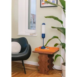 FUNSUI ST granatowa lampa stołowa (FNS11313P1) - Ummo