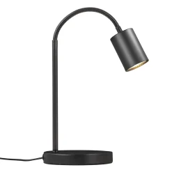 Giętka lampa stołowa EXPLORE Nordlux GU10 7W Metal Czarny