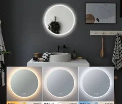 HomeSpa Mirra lustro IP44 LED regulacja temperatury barwowej (PL78952) - Paulmann