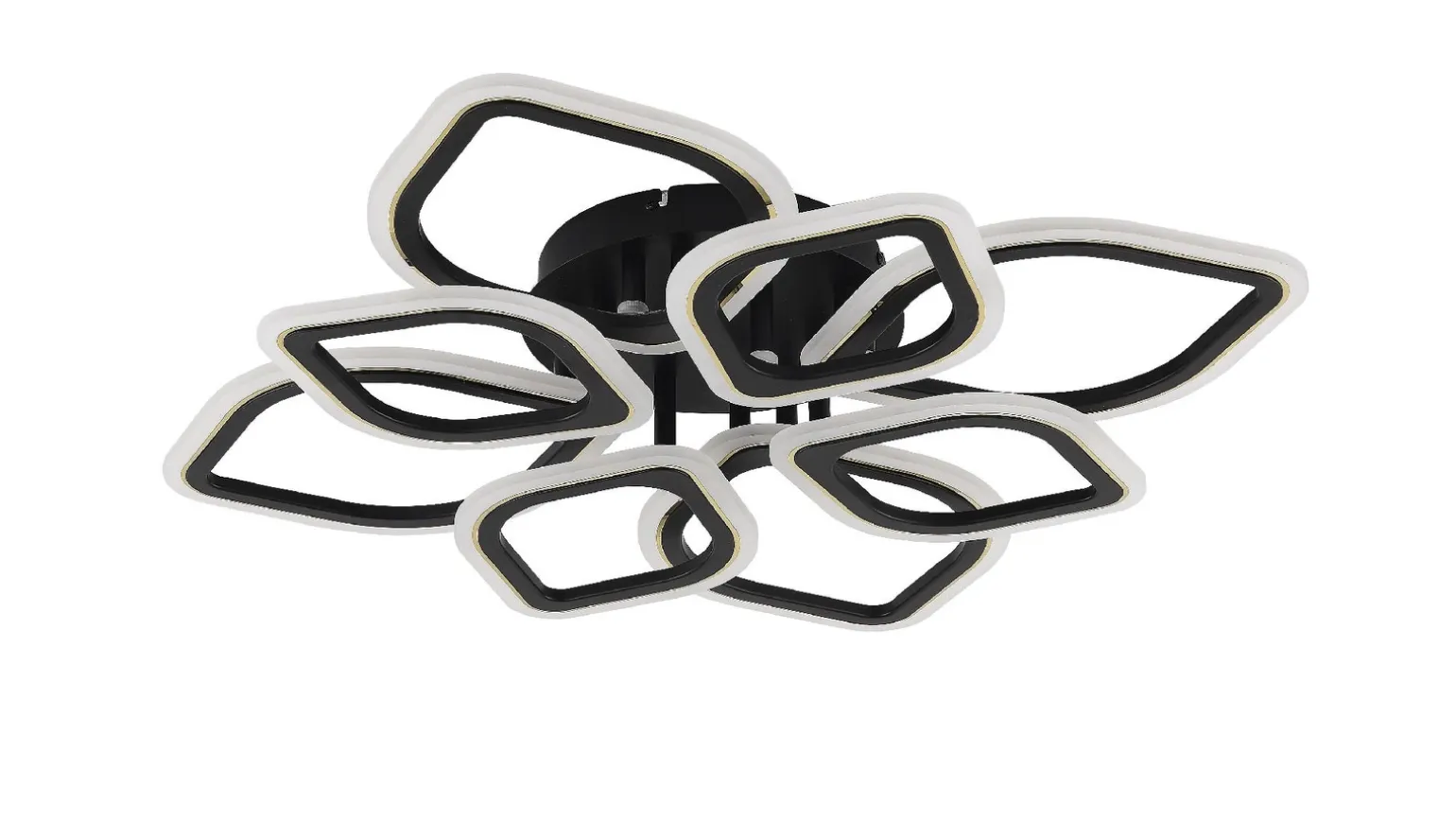 ILLUMIA LAMPA SUFITOWA CZARNA-ZŁOTA/BLACK-GOLD (MS236180R-BK) - Zuma Line