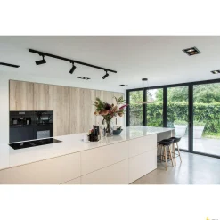 KADUX double, oprawa sufitowa wpuszczana czarna (1007559) - SLV