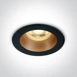 KANAWI wpust stały czarny (10105M/B/BS) - One Light