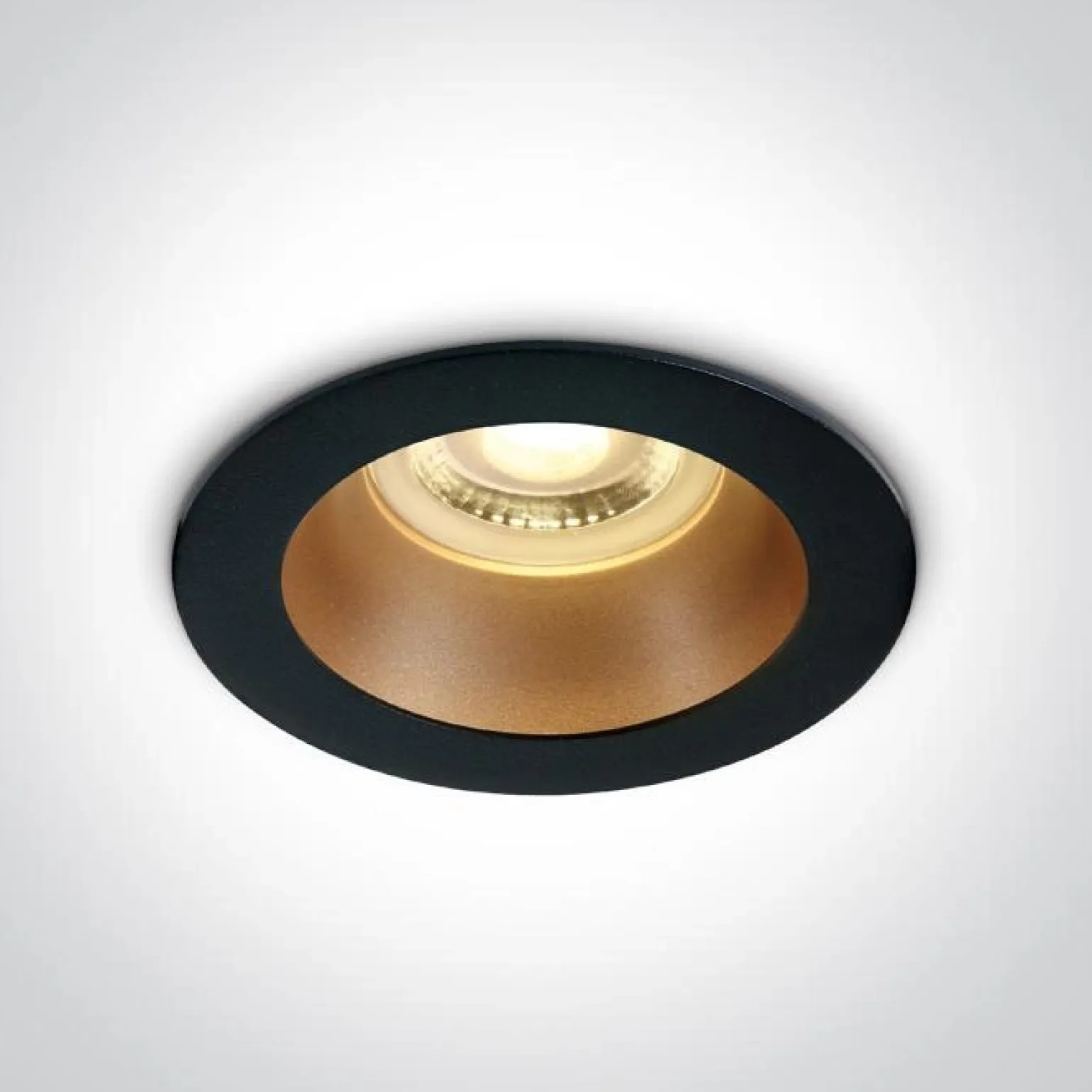 KANAWI wpust stały czarny (10105M/B/BS) - One Light