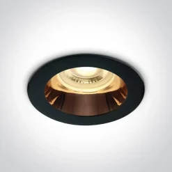 KANAWI wpust stały czarny (10105M/B/CU) - One Light