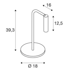 KARPO stołowa biała