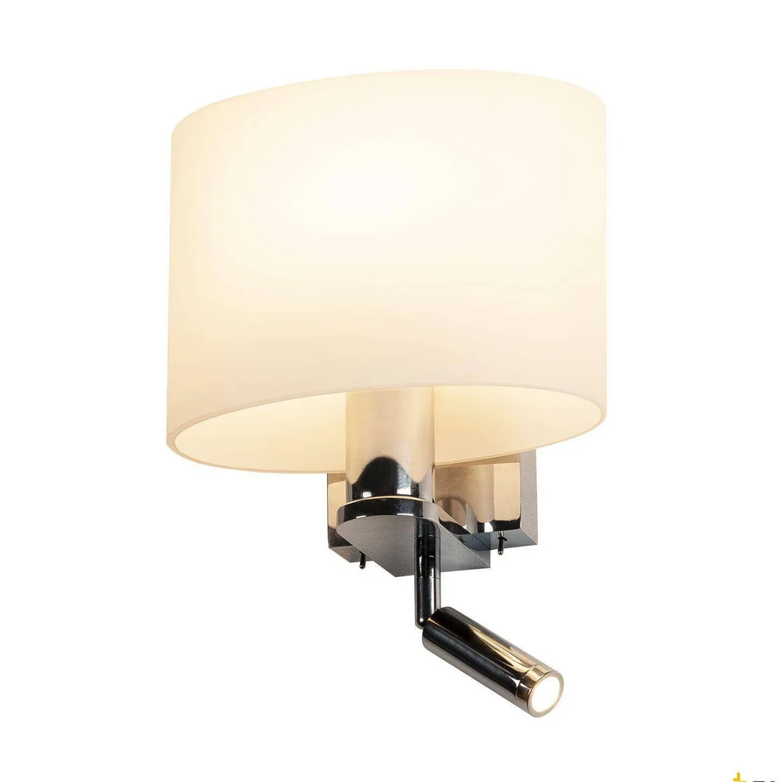 KENKUA SPOT, E27, lampa ścienna natynkowa LED indoor, chrom, 3000K (1002855) - SLV