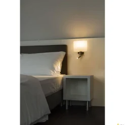 KENKUA SPOT, E27, lampa ścienna natynkowa LED indoor, chrom, 3000K (1002855) - SLV