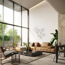 Kinkiet / Lampa sufitowa SIRKEL 45 czarny (TH.142) - Thoro Lighting