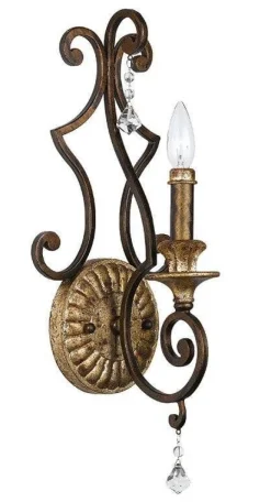 Kinkiet MARQUETTE kol. Brąz antyczny (QZ/MARQUETTE1) Elstead Lighting