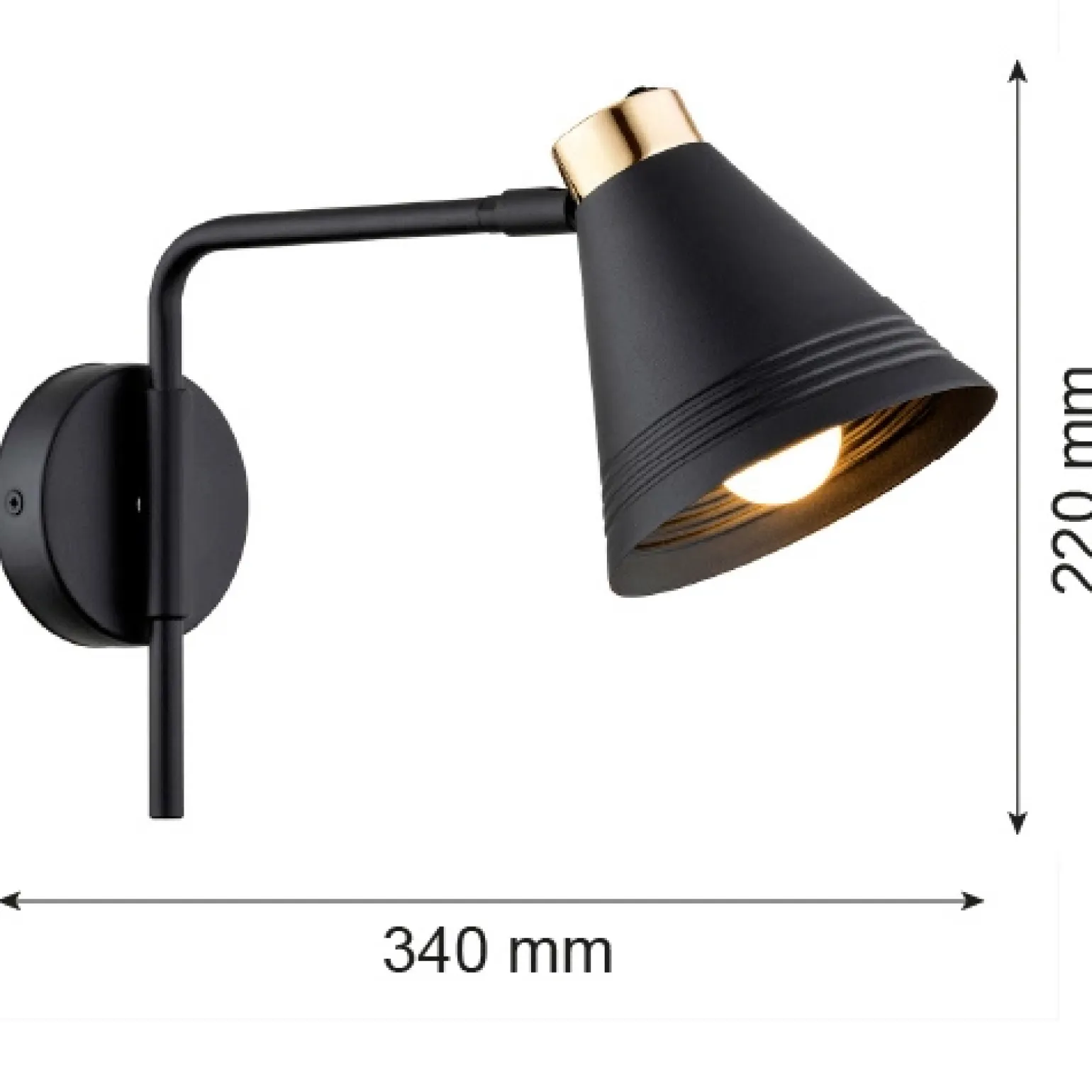 Kinkiet 1 pł. AVALONE (8008) - Argon