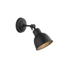 kinkiet 1 pł. EUFRAT czarny 1 x E27/60W ARGON 3185