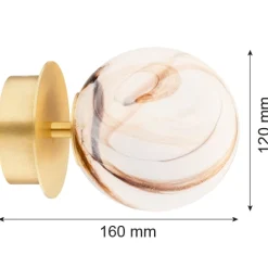 Kinkiet / plafon 1 pł. FABIO (8453) - Argon