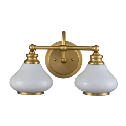 Kinkiet Ainsley (HK-AINSLEY2-BATH-BB) - Elstead Lighting