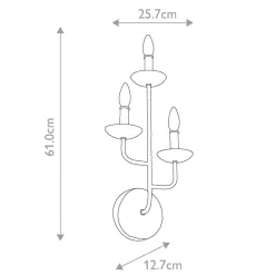 Kinkiet Annie (FE-ANNIE3-PSW) - Elstead Lighting