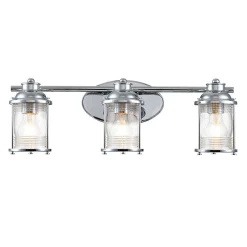 Kinkiet Ashlandbay - 3 źródła światła - Polerowany chrom (QN-ASHLANDBAY3-PC-BATH) - Quintiesse