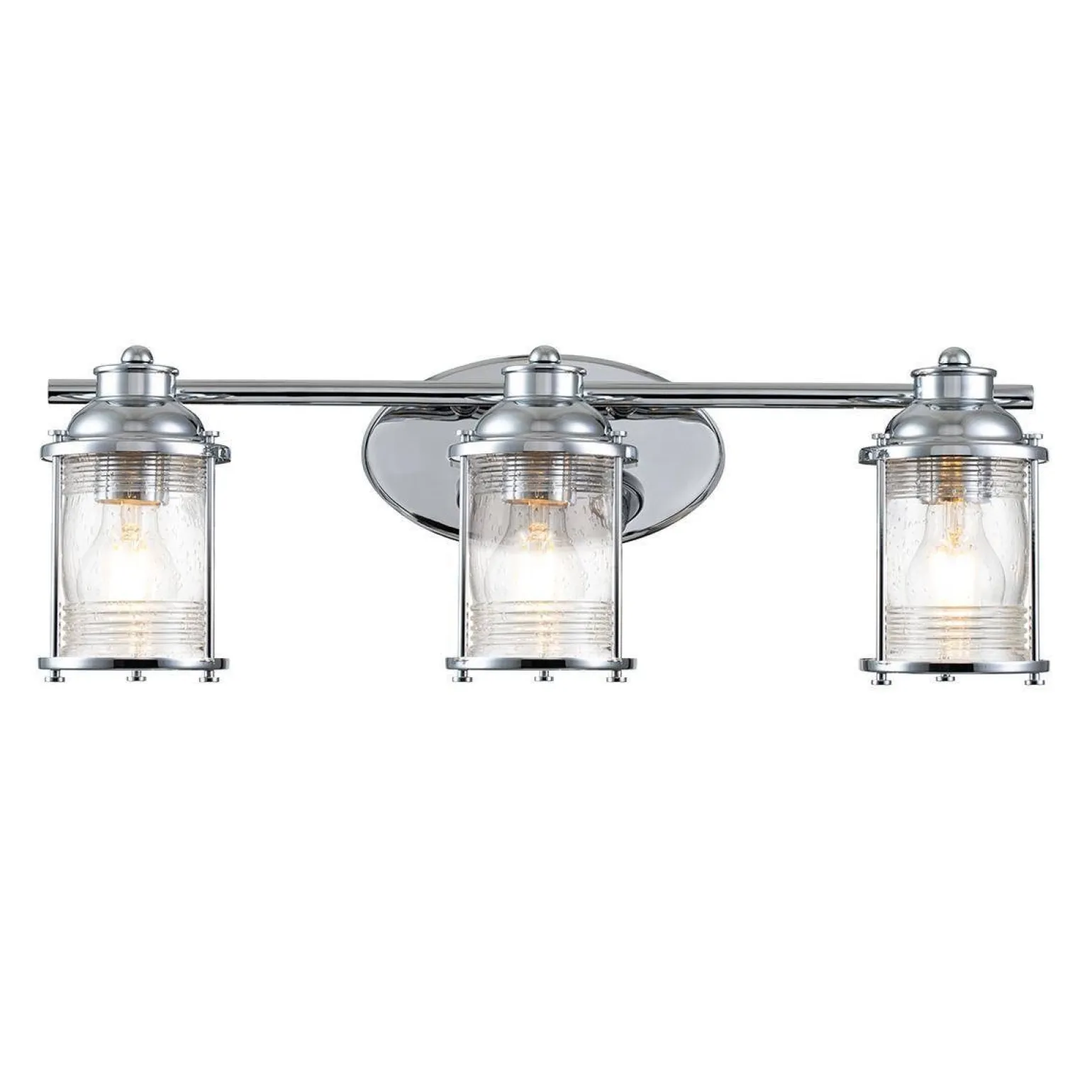 Kinkiet Ashlandbay - 3 źródła światła - Polerowany chrom (QN-ASHLANDBAY3-PC-BATH) - Quintiesse