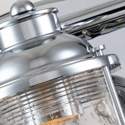 Kinkiet Ashlandbay - 3 źródła światła - Polerowany chrom (QN-ASHLANDBAY3-PC-BATH) - Quintiesse