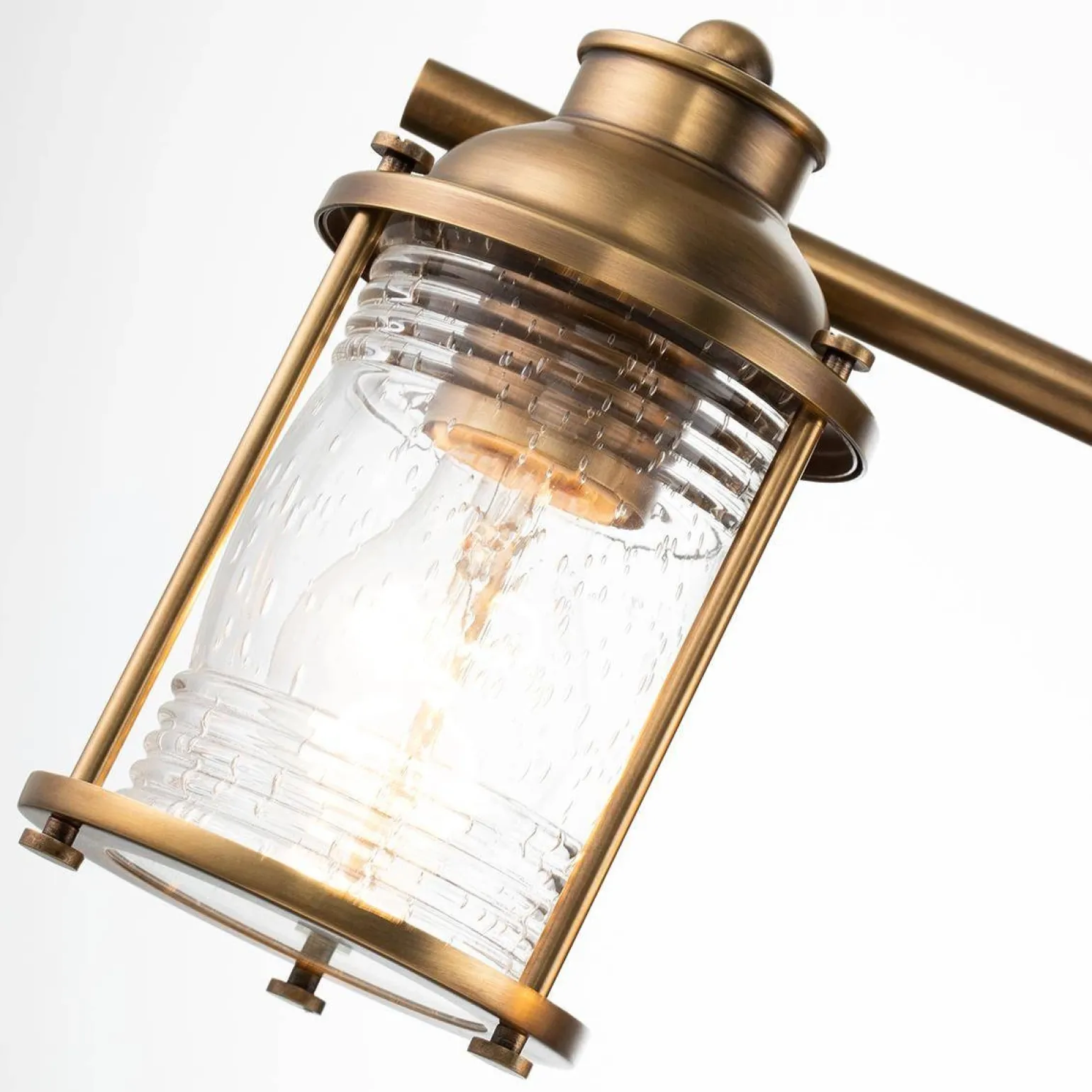 Kinkiet Ashlandbay - 4 źródła światła - Naturalny mosiądz (QN-ASHLANDBAY4-NBR-BATH) - Quintiesse