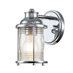 Kinkiet Ashlandbay - 1 źródło światła - Polerowany chrom (QN-ASHLANDBAY1-PC-BATH) - Quintiesse