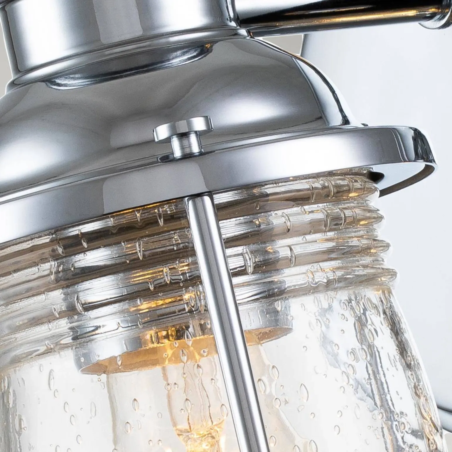 Kinkiet Ashlandbay - 1 źródło światła - Polerowany chrom (QN-ASHLANDBAY1-PC-BATH) - Quintiesse