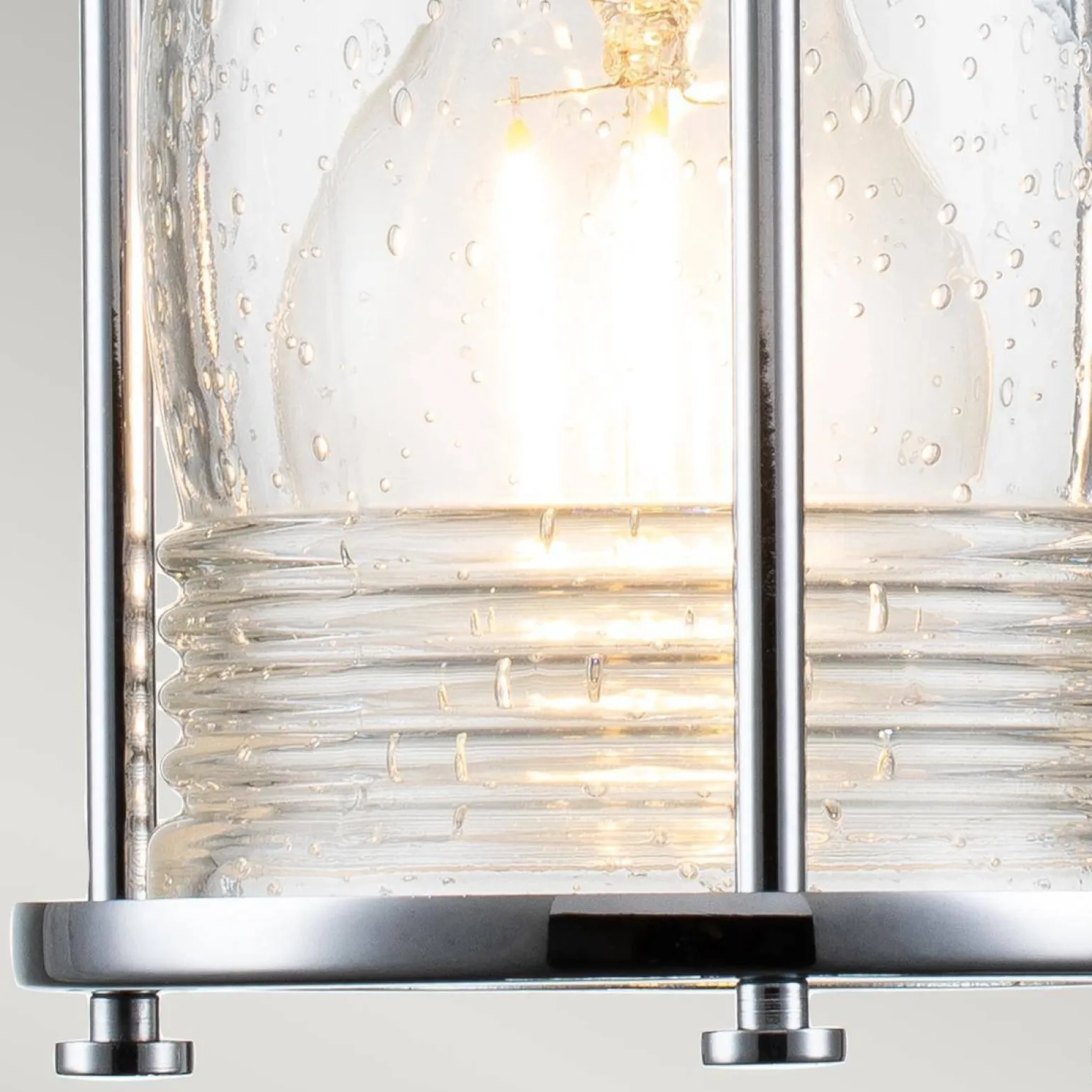 Kinkiet Ashlandbay - 1 źródło światła - Polerowany chrom (QN-ASHLANDBAY1-PC-BATH) - Quintiesse