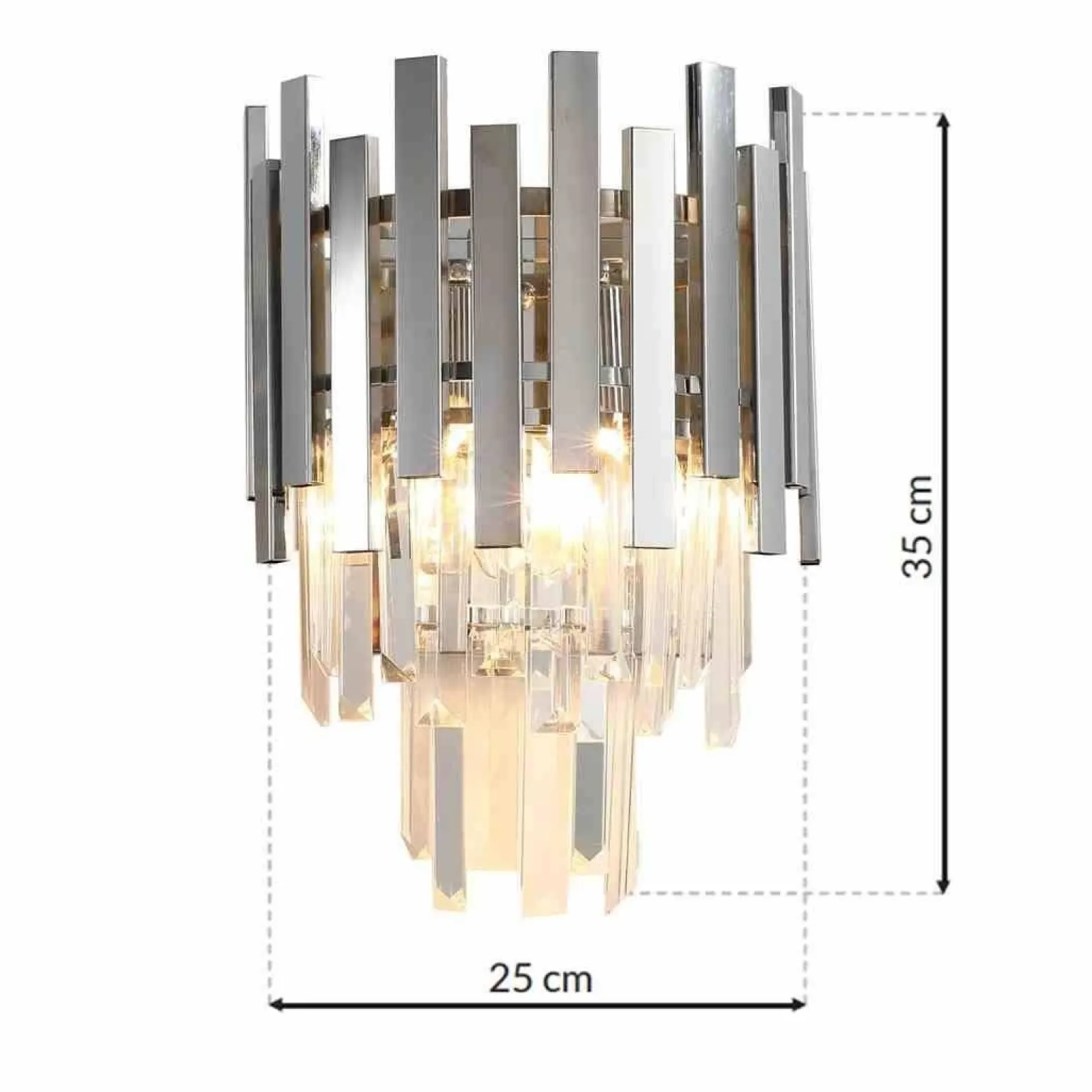 Kinkiet ASPEN CHROME 2xE14 (ML5995) - Milagro