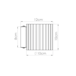 Kinkiet AURA zielony oliwkowy G9 (SL.1796) - Sollux Lighting