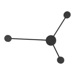 Kinkiet AVIA czarny 3 PŁ (6809) - TK Lighting