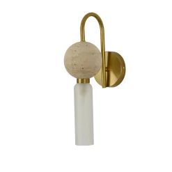 Kinkiet Bilo I 1xG9 Złoty Mosiądz (WL0111) - Yaskr