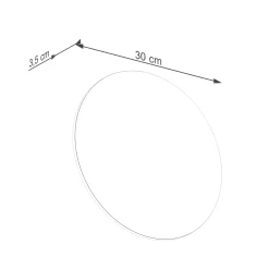 Kinkiet BORGEN ochra czerwona LED 3000K (TH.473) - Thoro Lighting