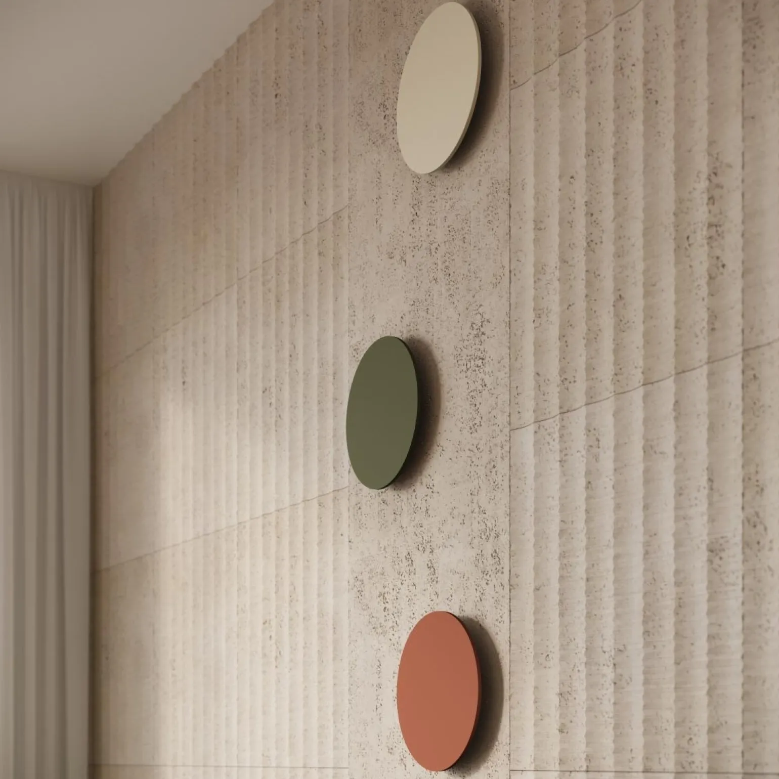 Kinkiet BORGEN ochra czerwona LED 3000K (TH.473) - Thoro Lighting