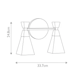 Kinkiet Bowtie (BOWTIE-2-MB) - Elstead Lighting