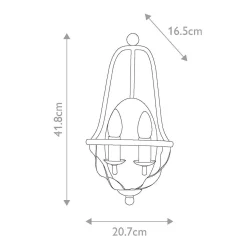 Kinkiet Bradbury (QZ-BRADBURY2-AWH) - Elstead Lighting