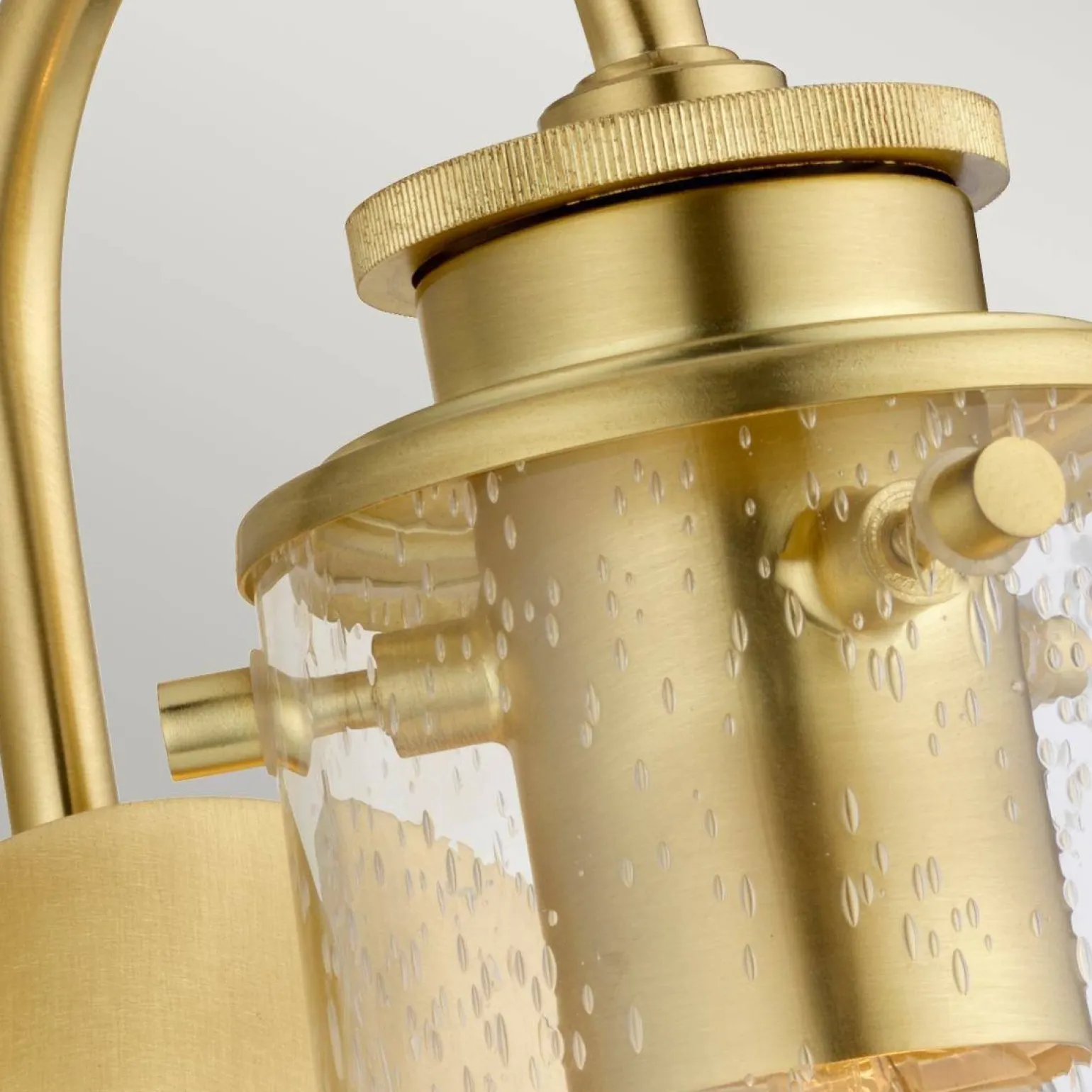 Kinkiet Braelyn - 1 źródło światła - Szczotkowany mosiądz (QN-BRAELYN1-BB) - Quintiesse