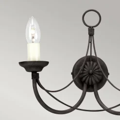 Kinkiet Carisbrooke (CB2-BLACK) - Elstead Lighting