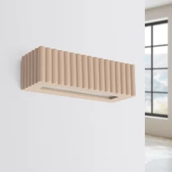 Kinkiet ceramiczny RIGATA taupe (SL.1887) - Sollux Lighting