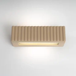 Kinkiet ceramiczny RIGATA taupe (SL.1887) - Sollux Lighting