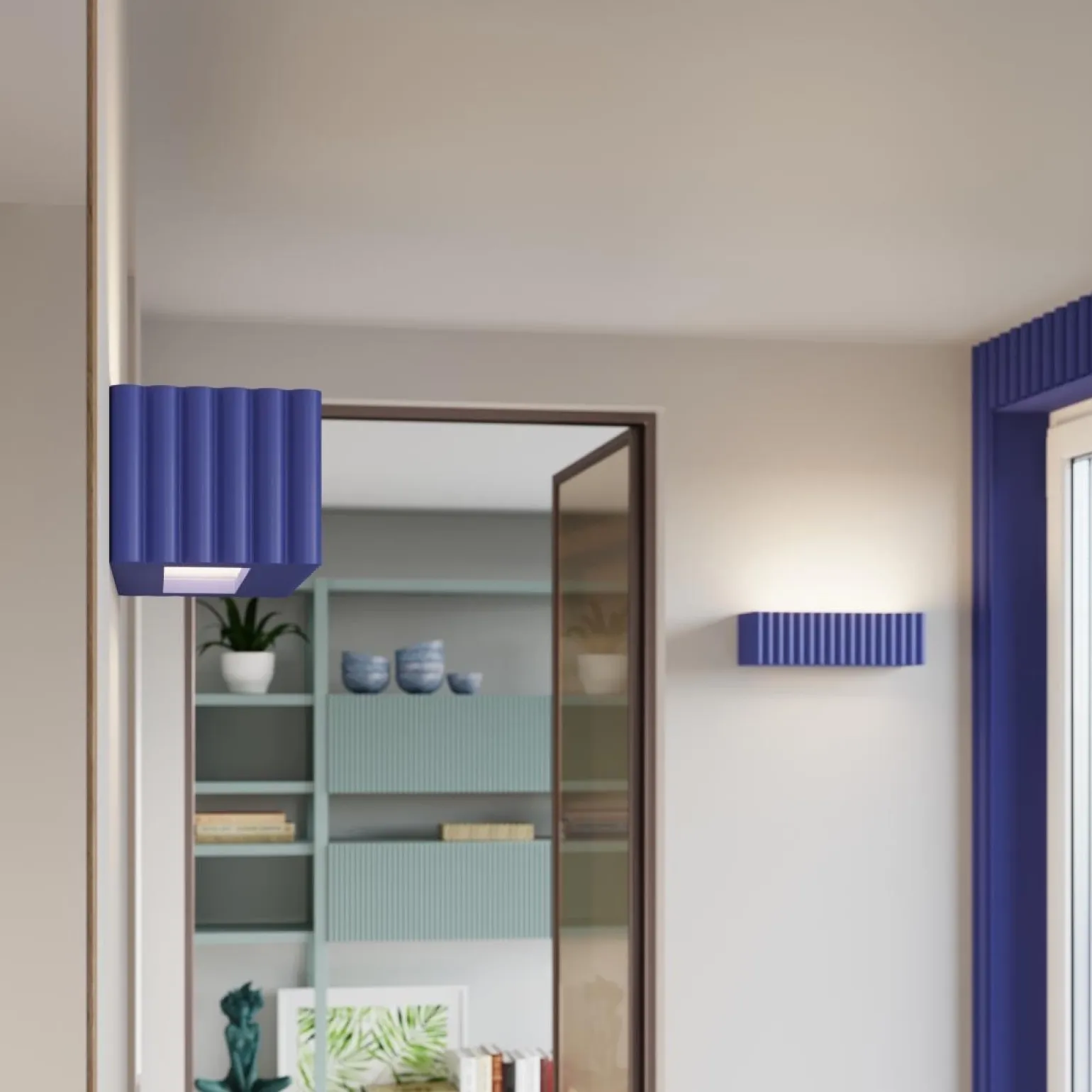 Kinkiet ceramiczny RIGATA ultramaryna (SL.1889) - Sollux Lighting