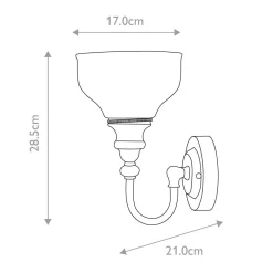 Kinkiet Cheadle (BATH-CD1) - Elstead Lighting