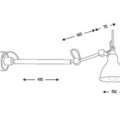 Kinkiet DAISEN (czarny) (4482) - Shilo