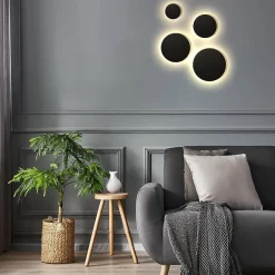 Kinkiet Disk 9W 3CCT IP65 Czarny (ML1285) - Milagro