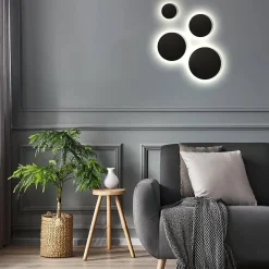 Kinkiet Disk 9W 3CCT IP65 Czarny (ML1285) - Milagro