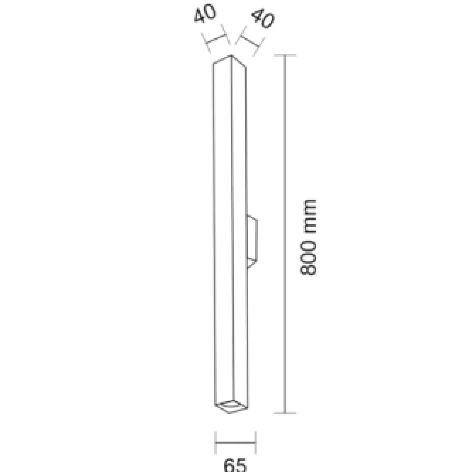 Kinkiet DOHA (czarny) (4703) - Shilo